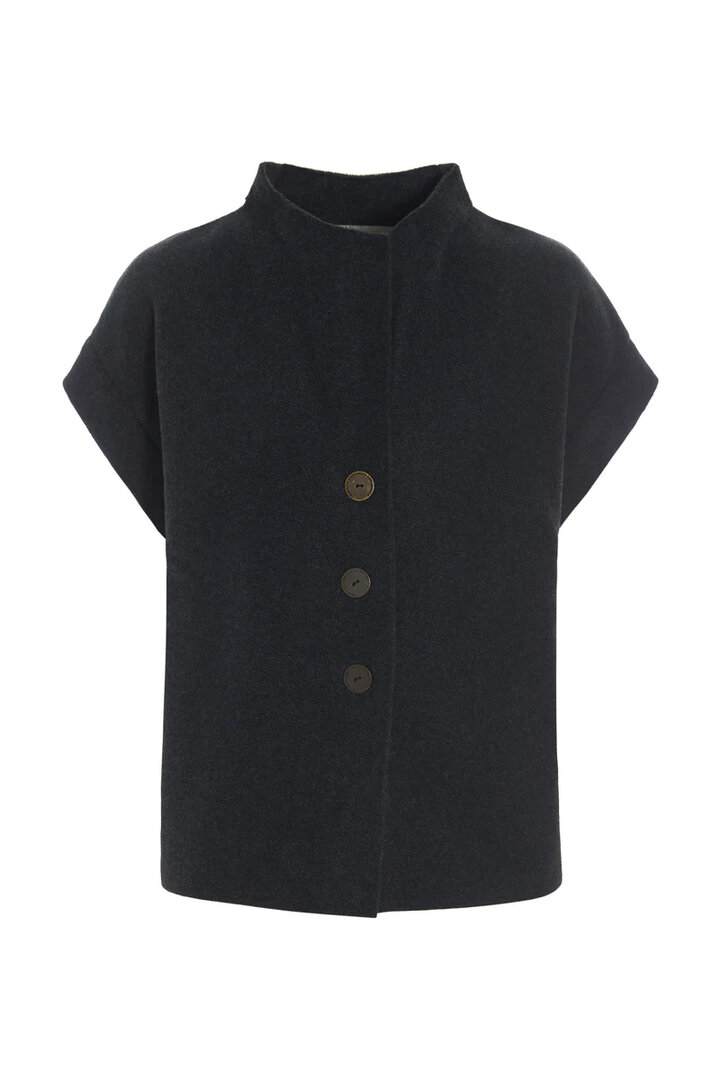 Henriette Steffensen Copenhagen Vest Soft Black