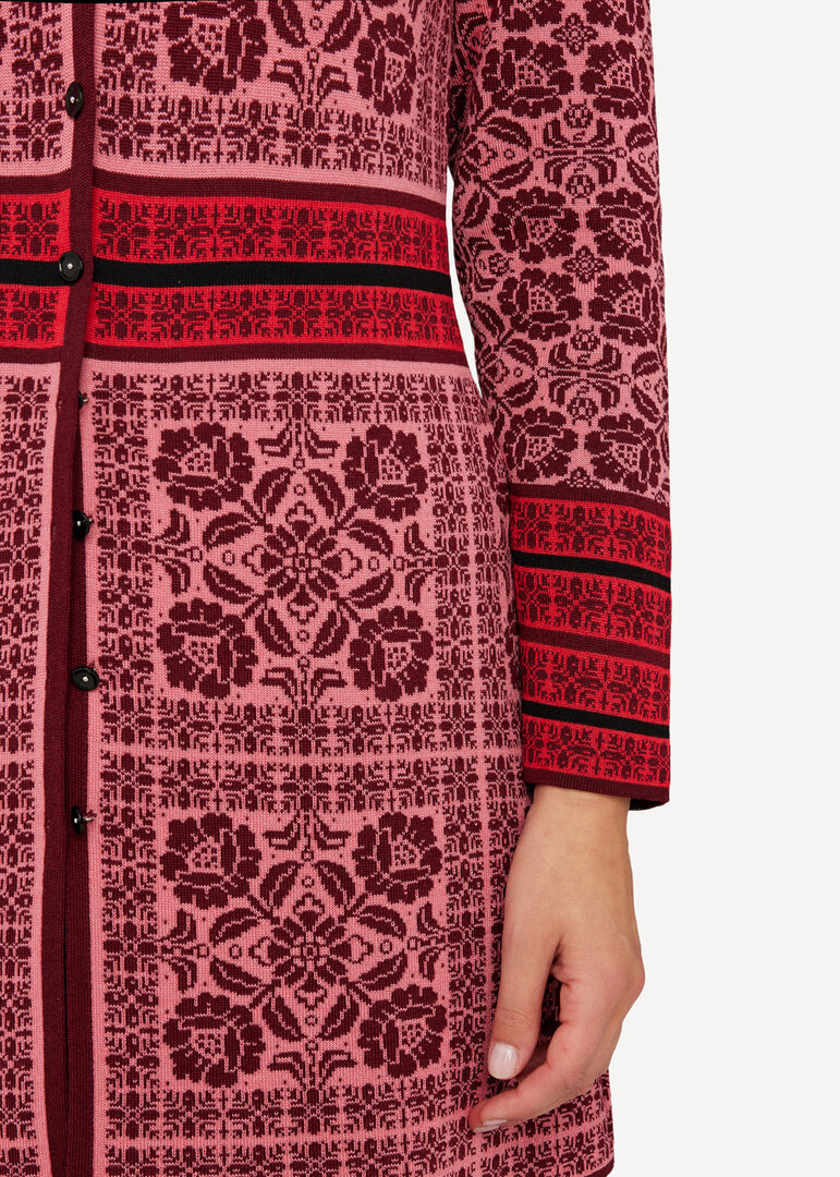 Oleana vest Oksana 812-R Bordeau rood