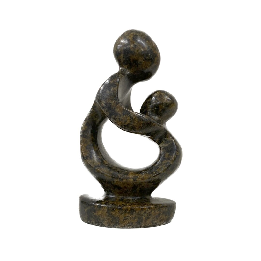 Moeder en kind beeld bruin 11 cm CMC-2 