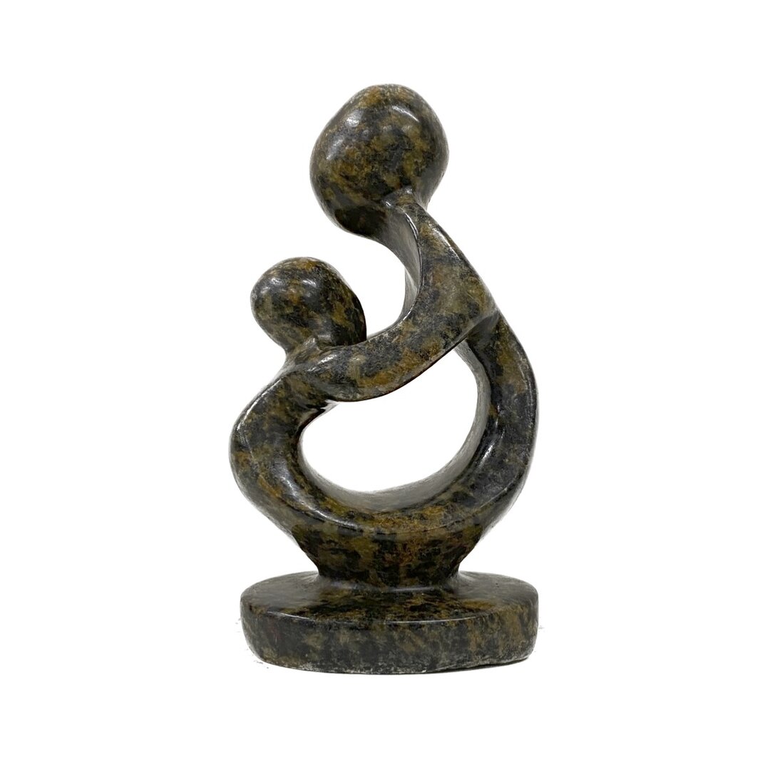 Moeder en kind beeld bruin 11 cm CMC-2 