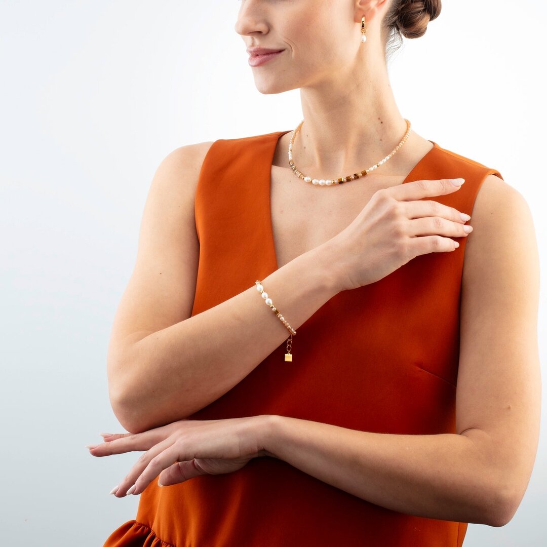 Coeur de Lion Bracelet 1135/ /1110 brown-beige