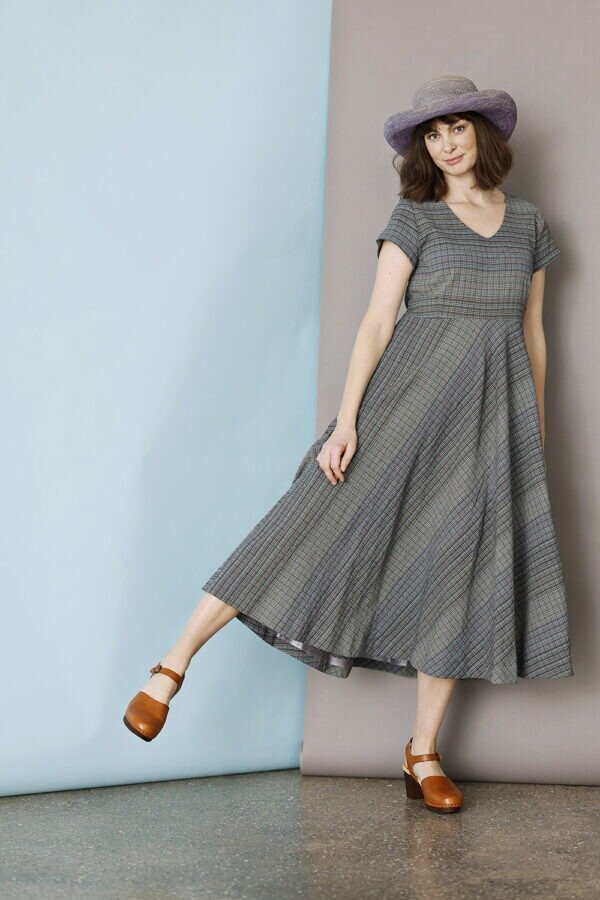 McVerdi cotton dress MC965D blue story
