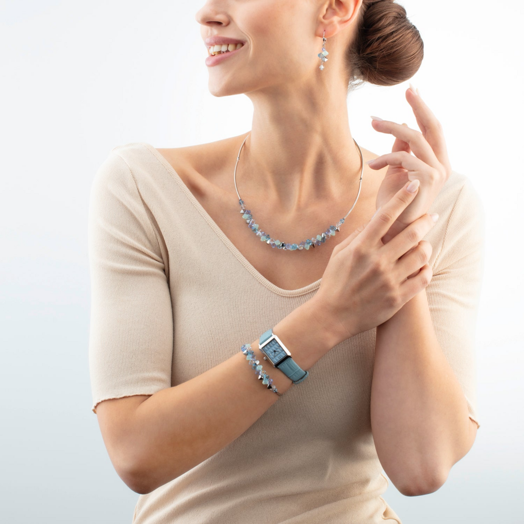Coeur de Lion Armband 2038/ /0737 silver-blue