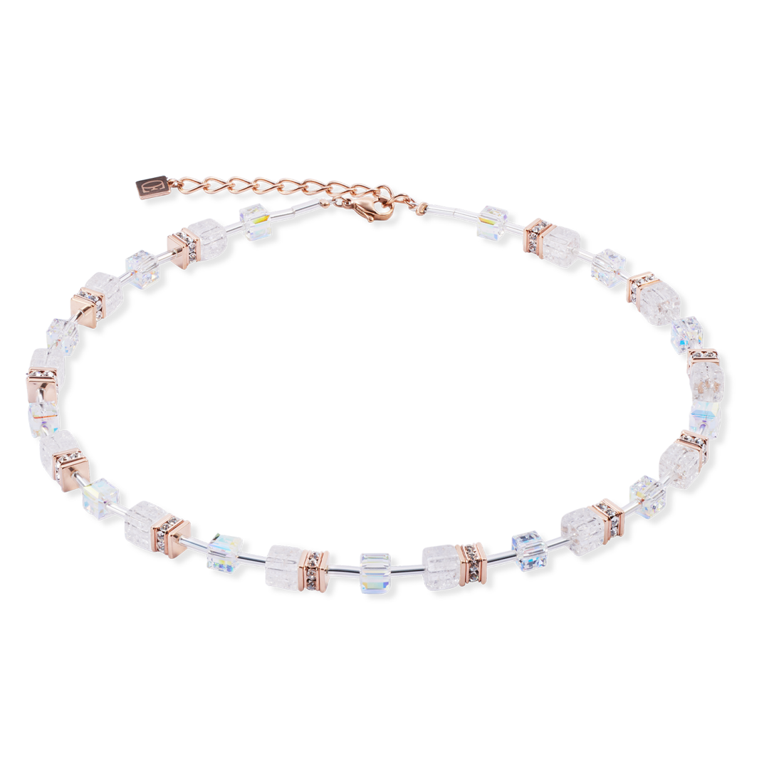 Coeur de Lion Ketting 3018/ /1425 rosegold white
