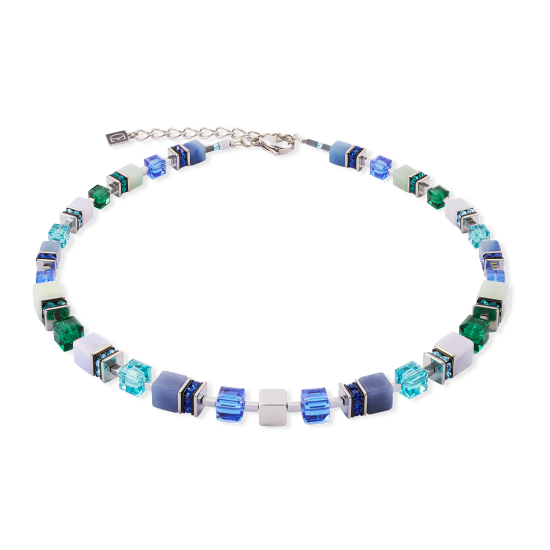 Coeur de Lion Ketting 3039/ /0705 silver ocean