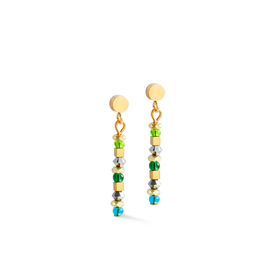 Coeur de Lion oorbellen 4359/ /1516 multicolor gold