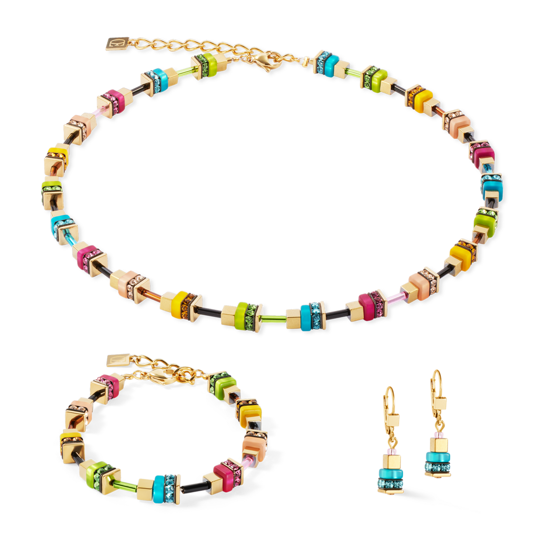 Coeur de Lion boucles d&#039;oreilles 4413/ /1516 multicolor gold