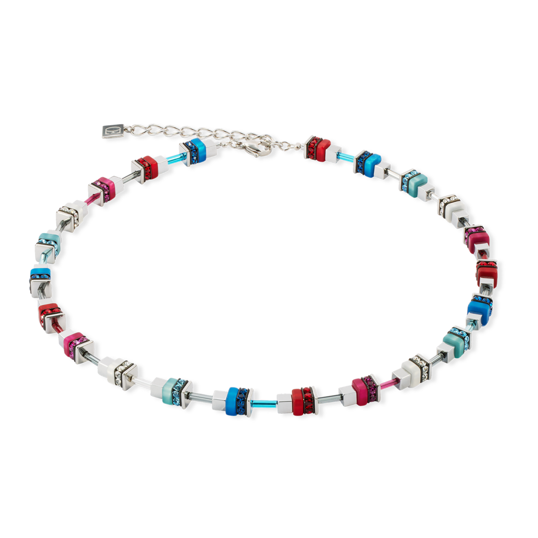 Coeur de Lion Ketting 4413/ /0706 blue red