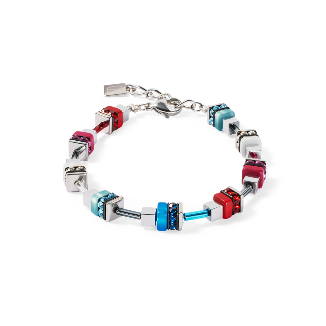 Coeur de Lion Armband 4413/ /0703 blue red 