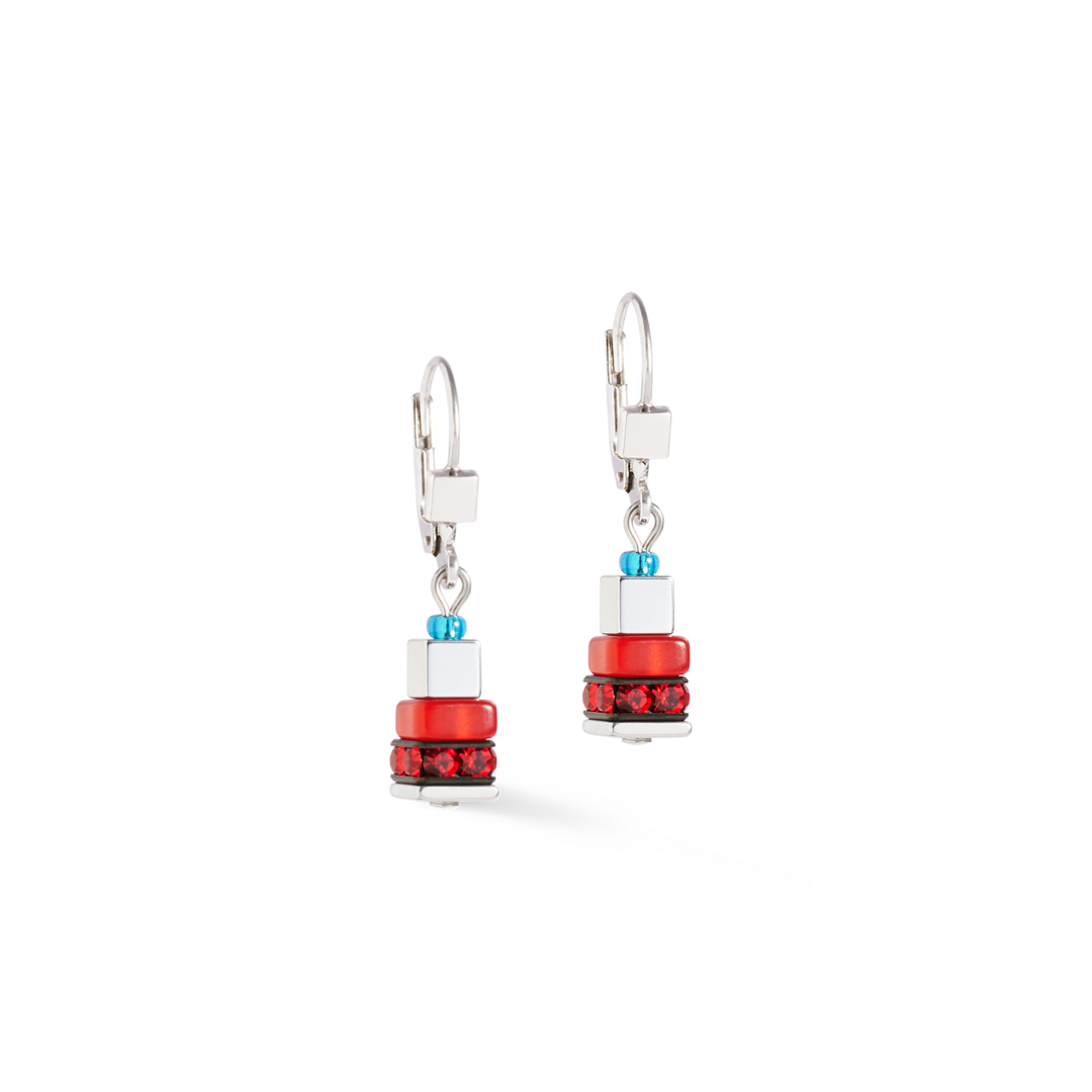 Coeur de Lion oorbellen 4413/ /0703 blue red 