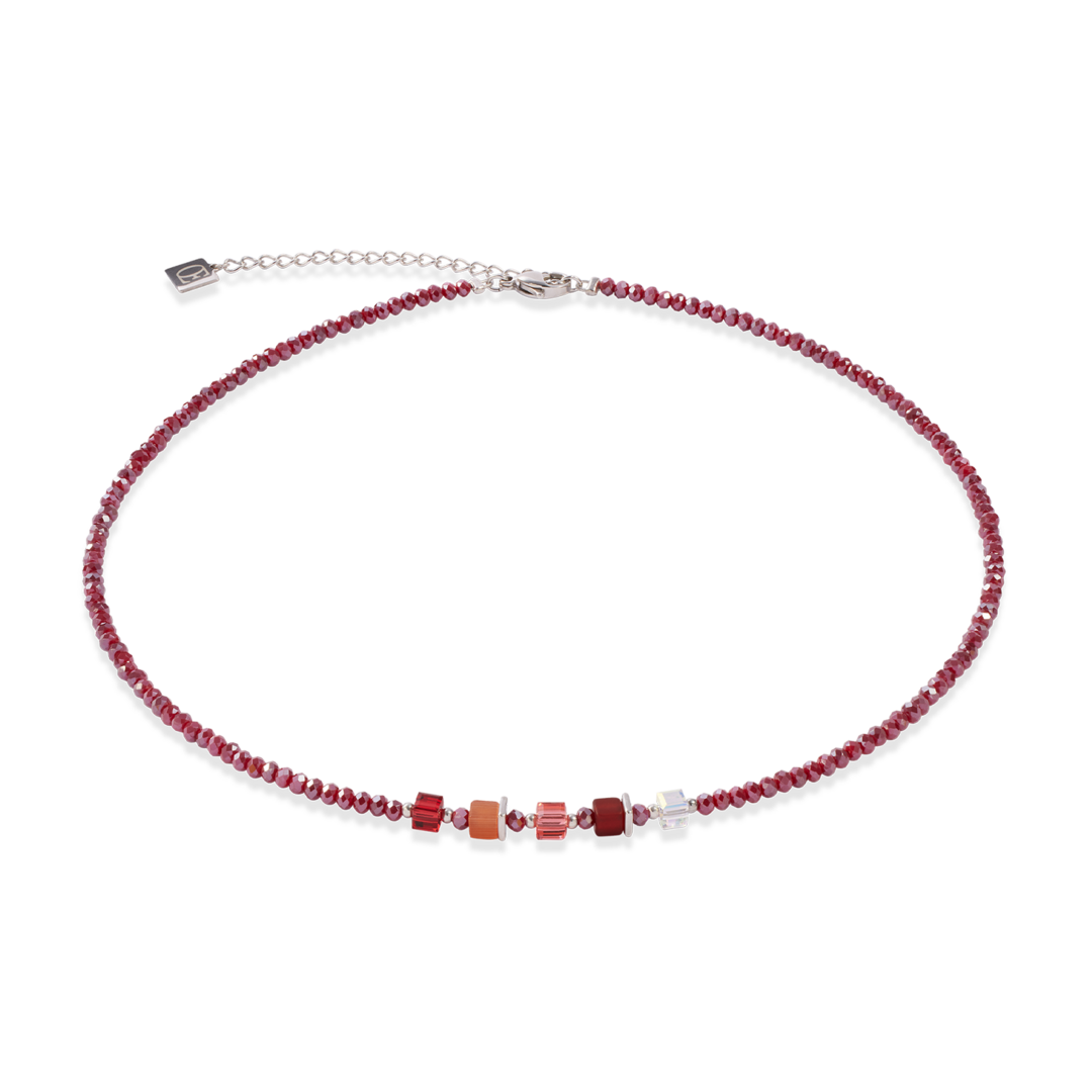Coeur de Lion Ketting 4464/ /0300 silver red