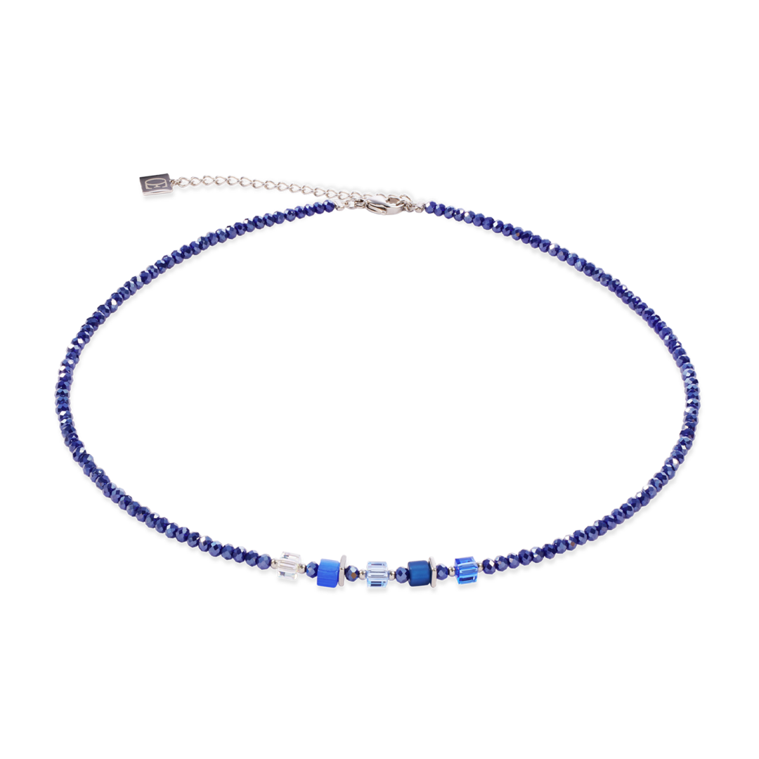 Coeur de Lion Ketting 4464/ /0700 silver blue
