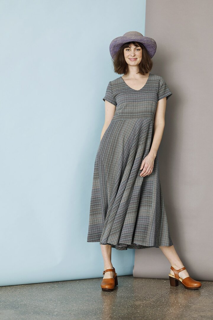 Robe en coton McVerdi MC965D blue story