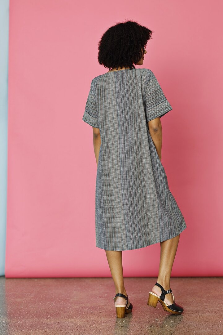 McVerdi cotton dress MC965C blue story
