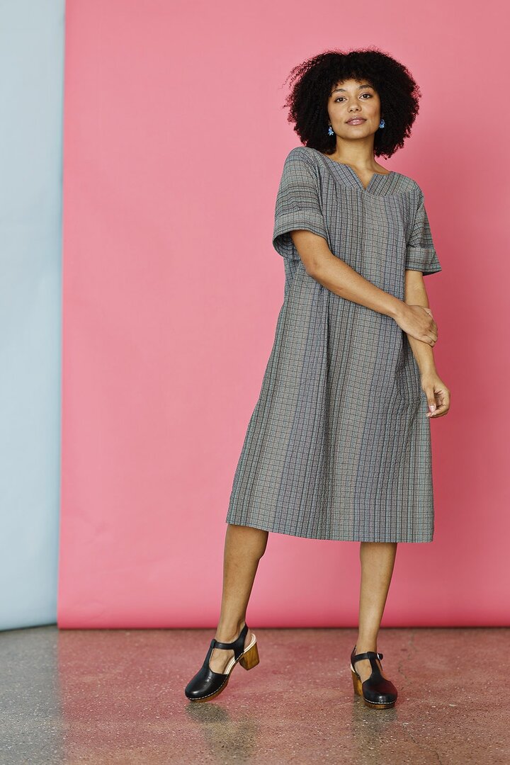 Robe en coton McVerdi MC965C blue story