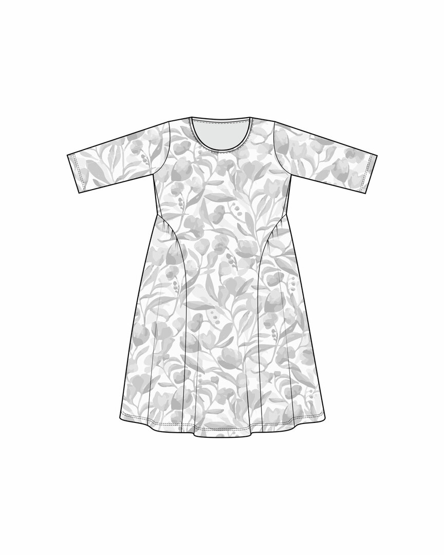 V&ecirc;tements Mansted Robe Saida beige bleu 01