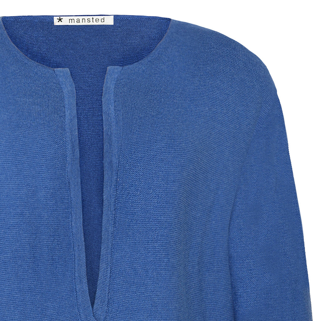 Mansted clothing cardigan Mona 53 cobalt