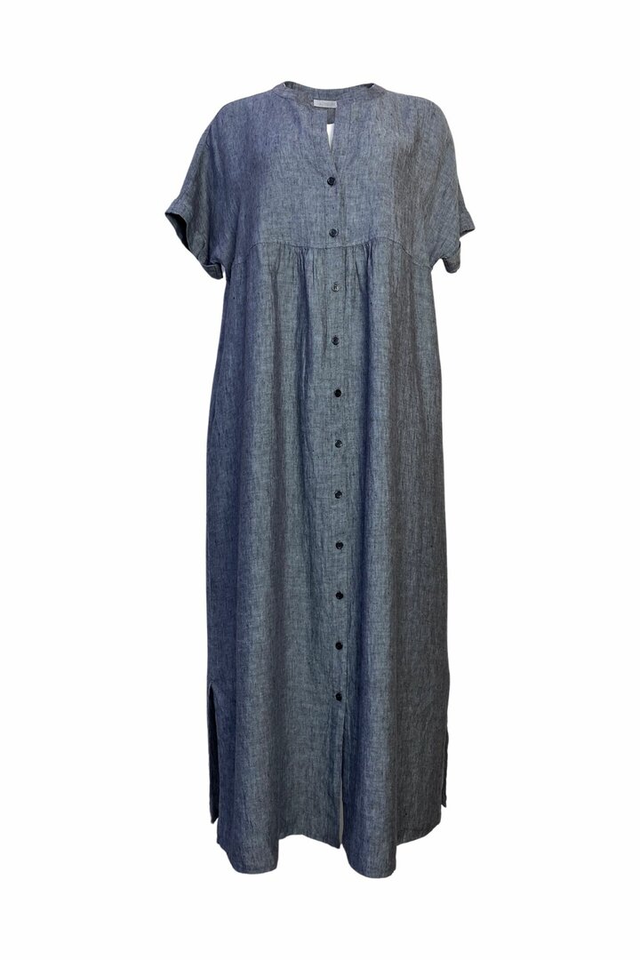 GR Nature Kleidung, Kleid Ishta-1 230 Dunkelgrau
