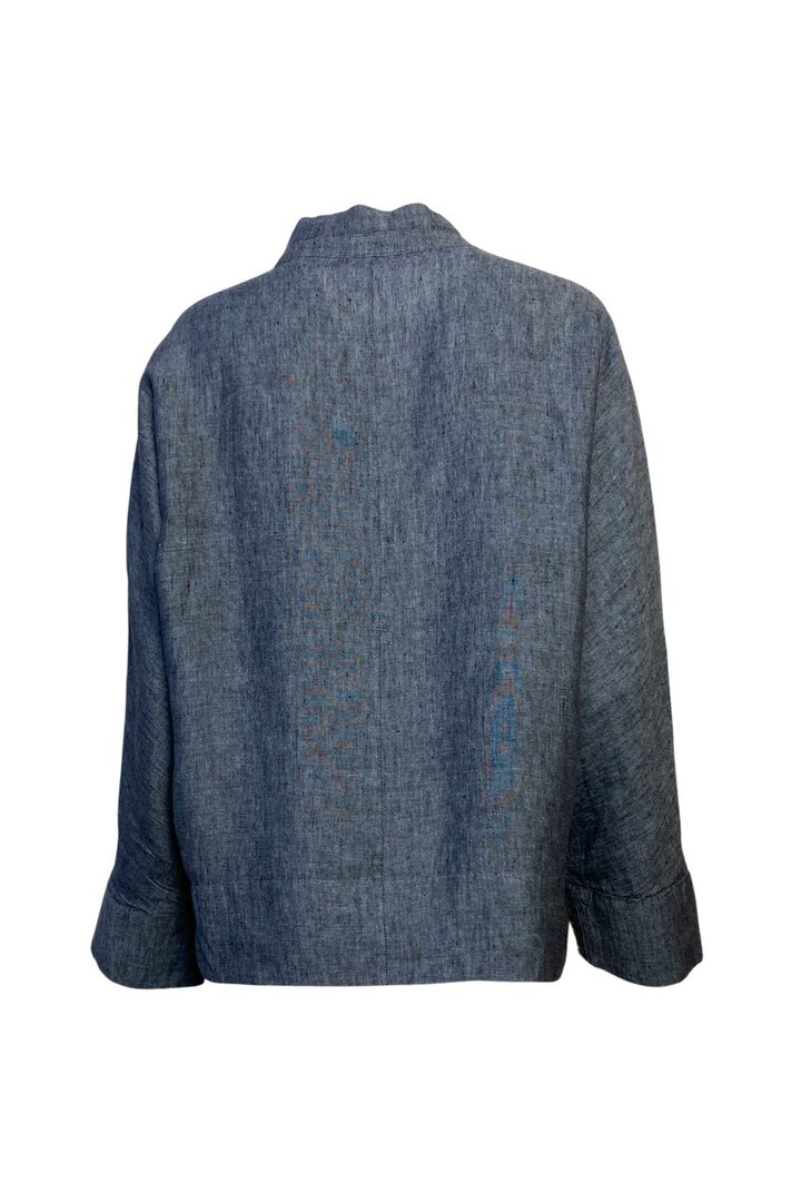V&ecirc;tements GR Nature, chemisier Maya-1 230 gris fonc&eacute;