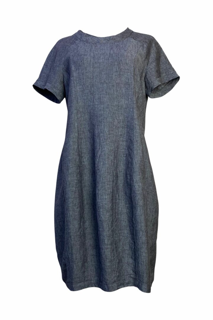 GR Nature Kleidung, Kleid Buda-1 230 dunkelgrau