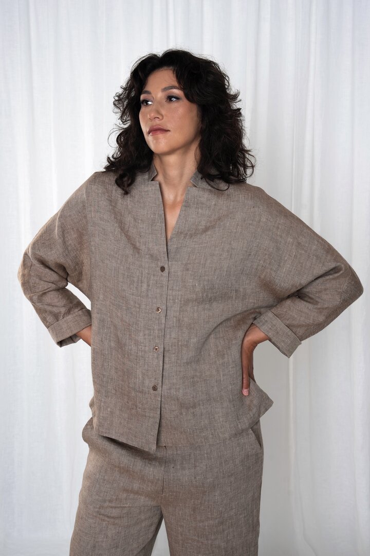 V&ecirc;tements GR Nature, chemisier Maya-1 234 naturel