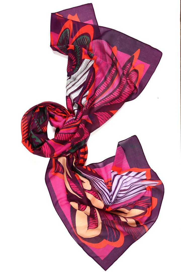 Salto-Schal Cora fuchsia 59733