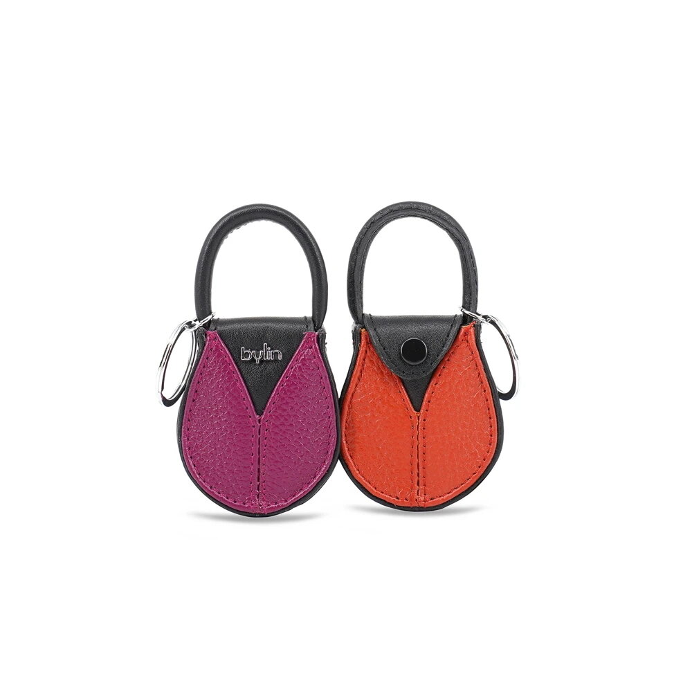 by-Lin Sleutelhanger Springtime paars/oranje 210803