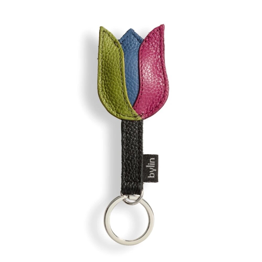 C by-Lin Sleutelhanger Tulip paars/lime/cobalt 091625