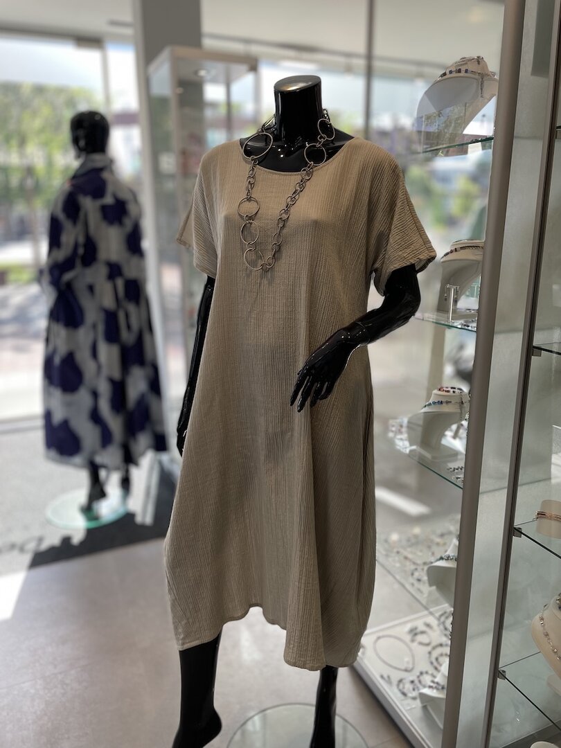 Trine Kryger Simonsen dress Idun silver birch