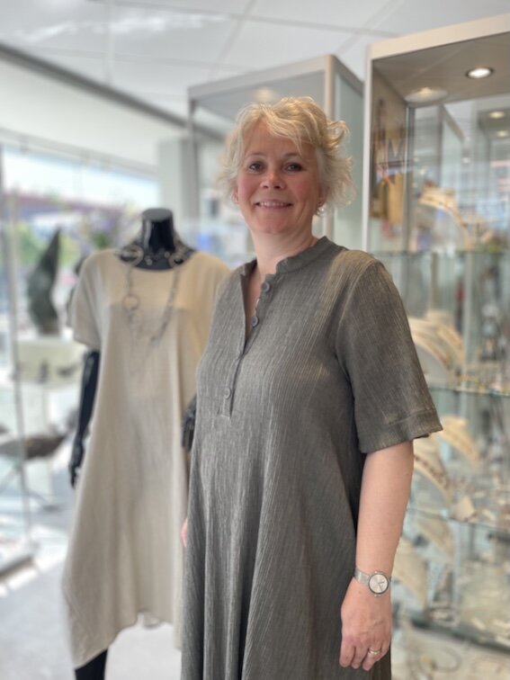 Trine Kryger Simonsen Kleid Carmo 2 silver birch