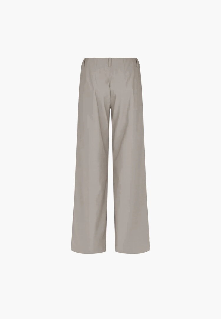 Laurie pants, model Donna Loose basic viscose gray sand 101135-25000