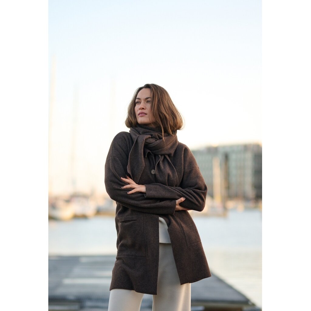 Henriette Steffensen Kopenhagen Halstuch Dreieck Soft Black
