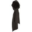 Henriette Steffensen Copenhagen Scarf W/Hood Soft Black