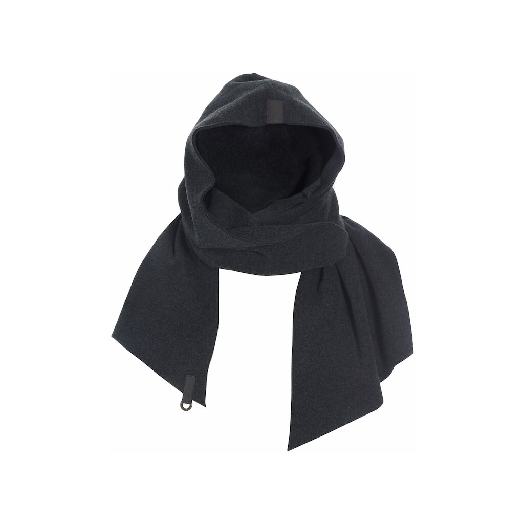 Henriette Steffensen Copenhagen Foulard avec capuchon Noir doux