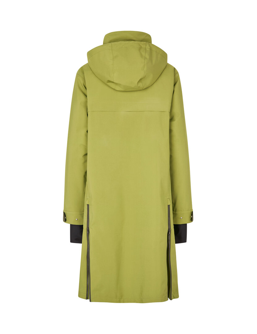 Regn winter jacket Ilsa green, waterproof, windproof, and breathable
