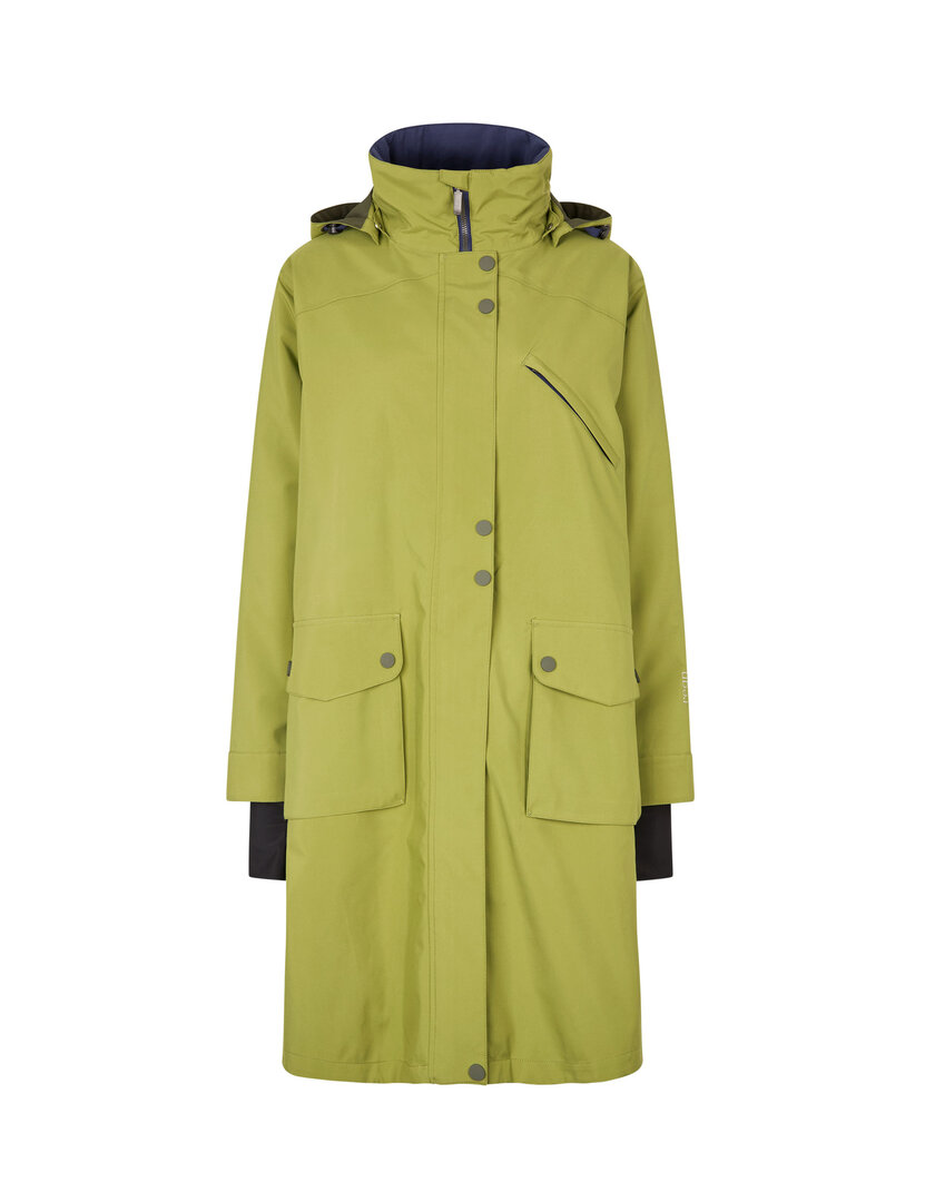 Regn Winterjacke Ilsa gr&uuml;n, wasserdicht, winddicht und atmungsaktiv