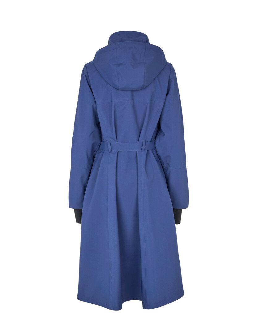 Regn jacket Ina blue, waterproof, windproof, and breathable
