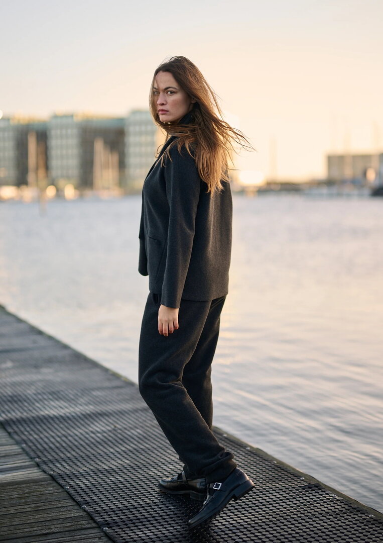 Henriette Steffensen Kopenhagen Strickjacke Weiches Schwarz