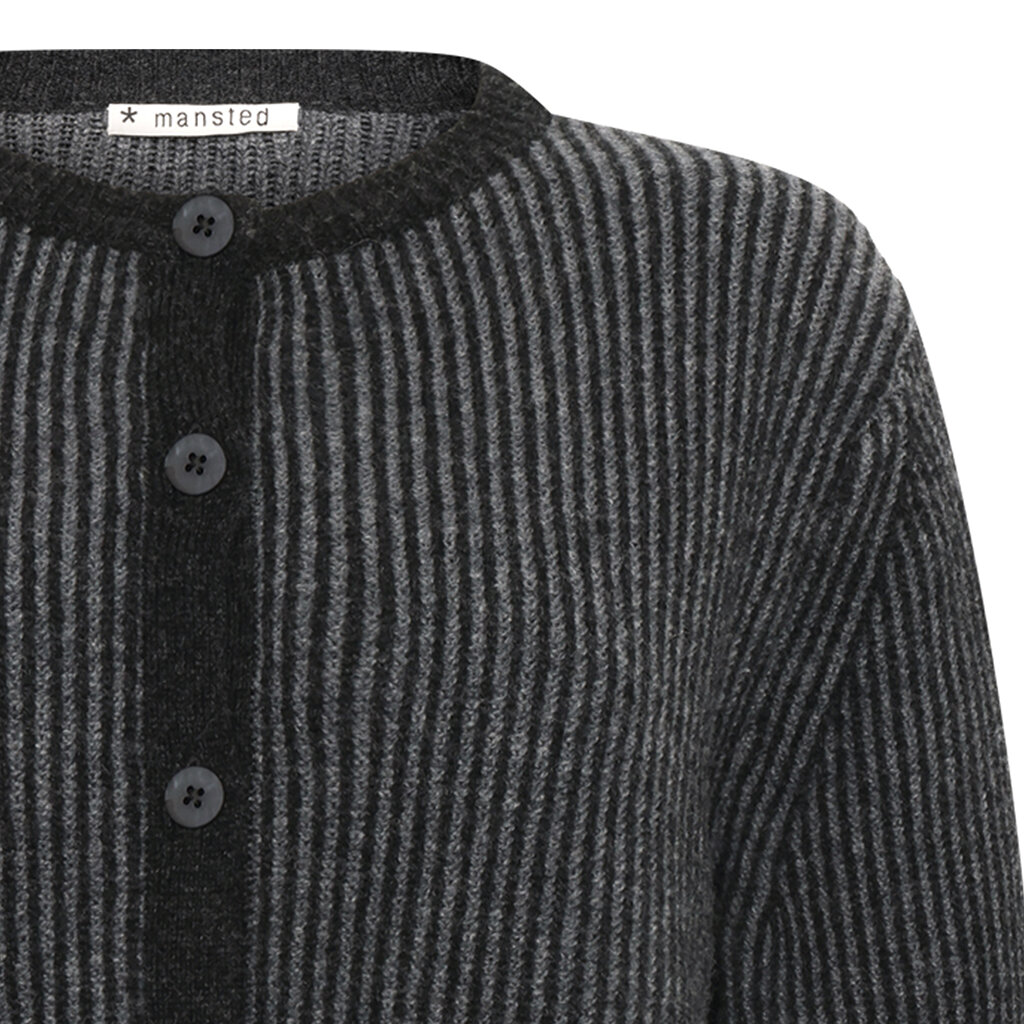 Mansted clothing Sol cardigan dark charcoal