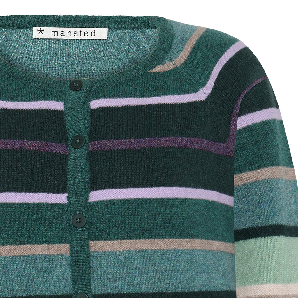 Mansted clothing Amina cardigan cold green