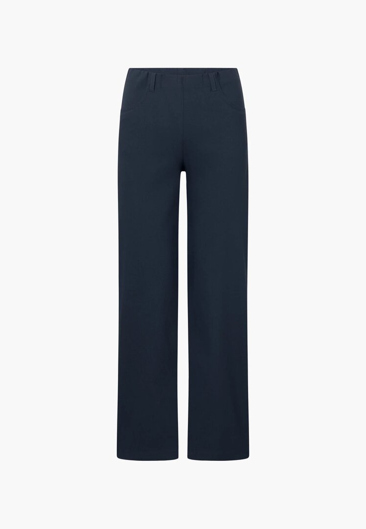 Laurie pants, model Donna Loose basic viscose navy 101135-49000