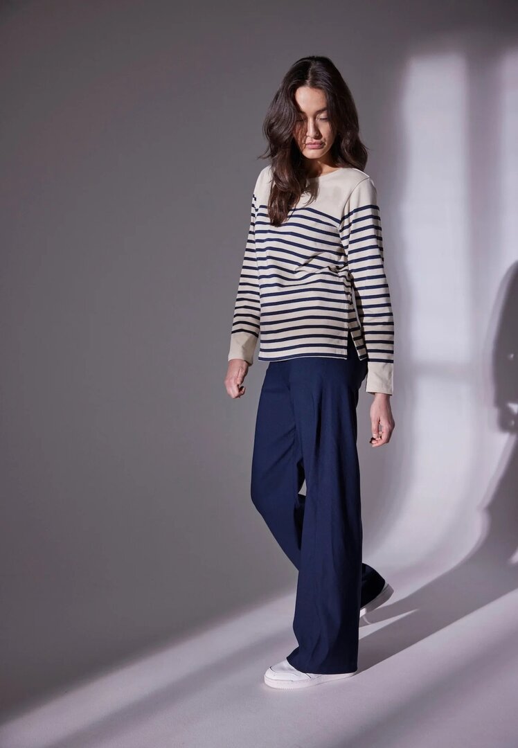 Laurie Hose, Modell Donna Loose basic Viskose navy 101135-49000