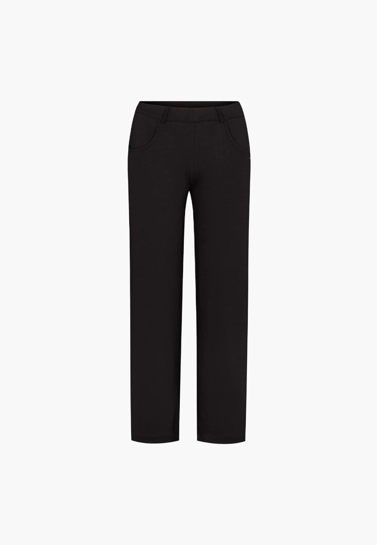 Laurie broek, model Donna Loose basis viscose black brushed 29216-99143