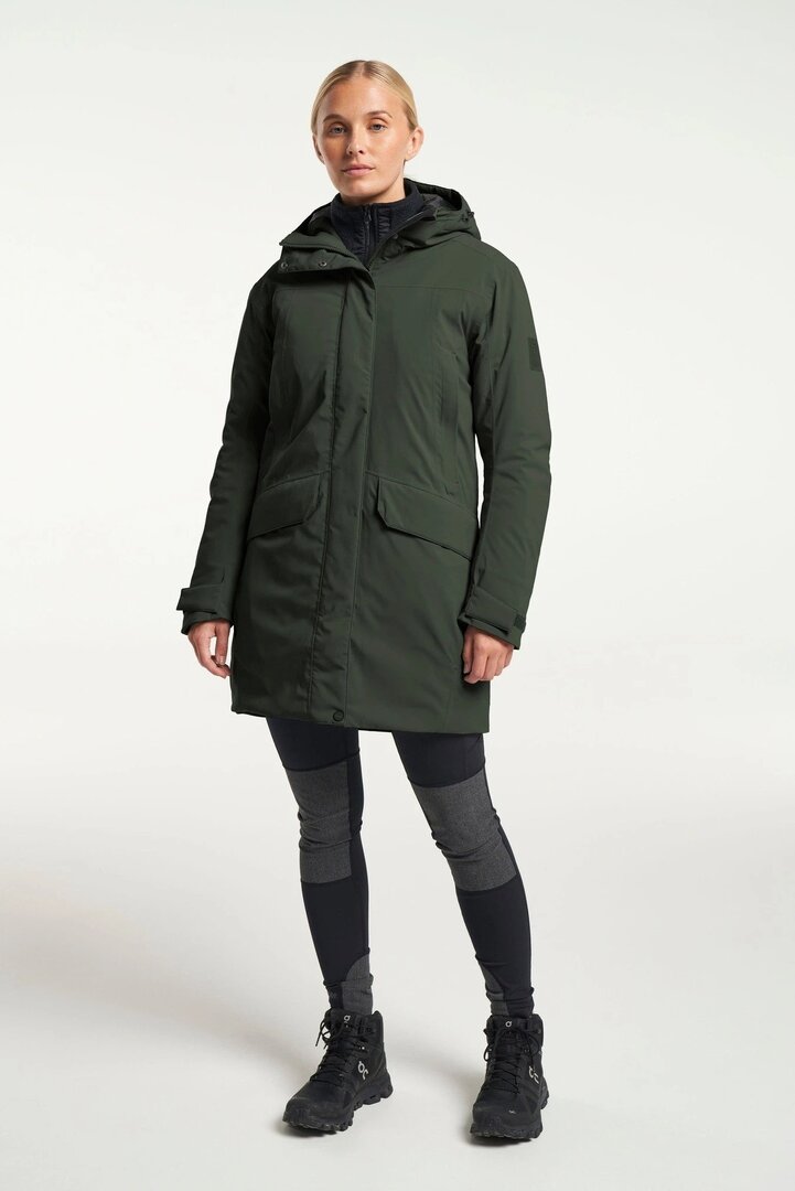 Tenson MPC winter jacket Eve dark green, waterproof, windproof, and breathable