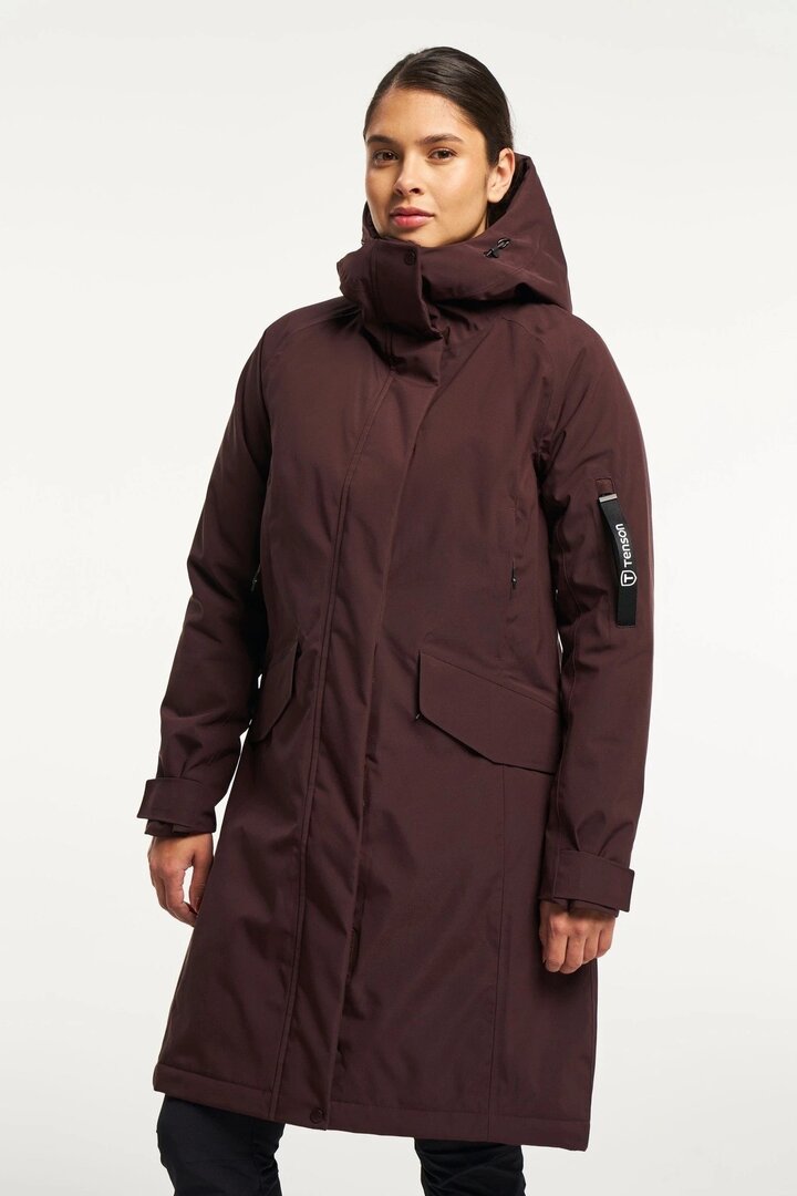 Tenson MPC winterjas Aurora Parka bruin, waterdicht, winddicht, en ademend  