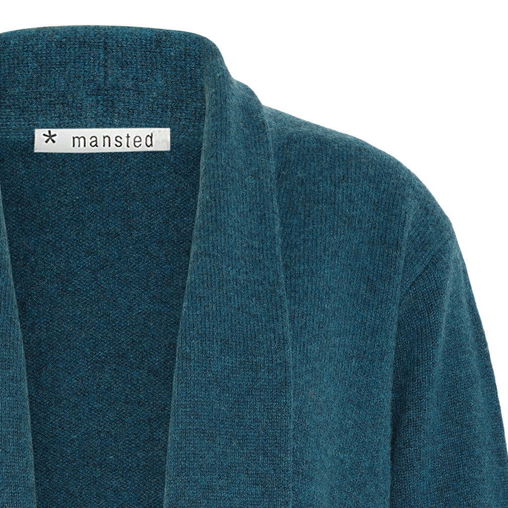 Mansted clothing cardigan Mitty dark aqua