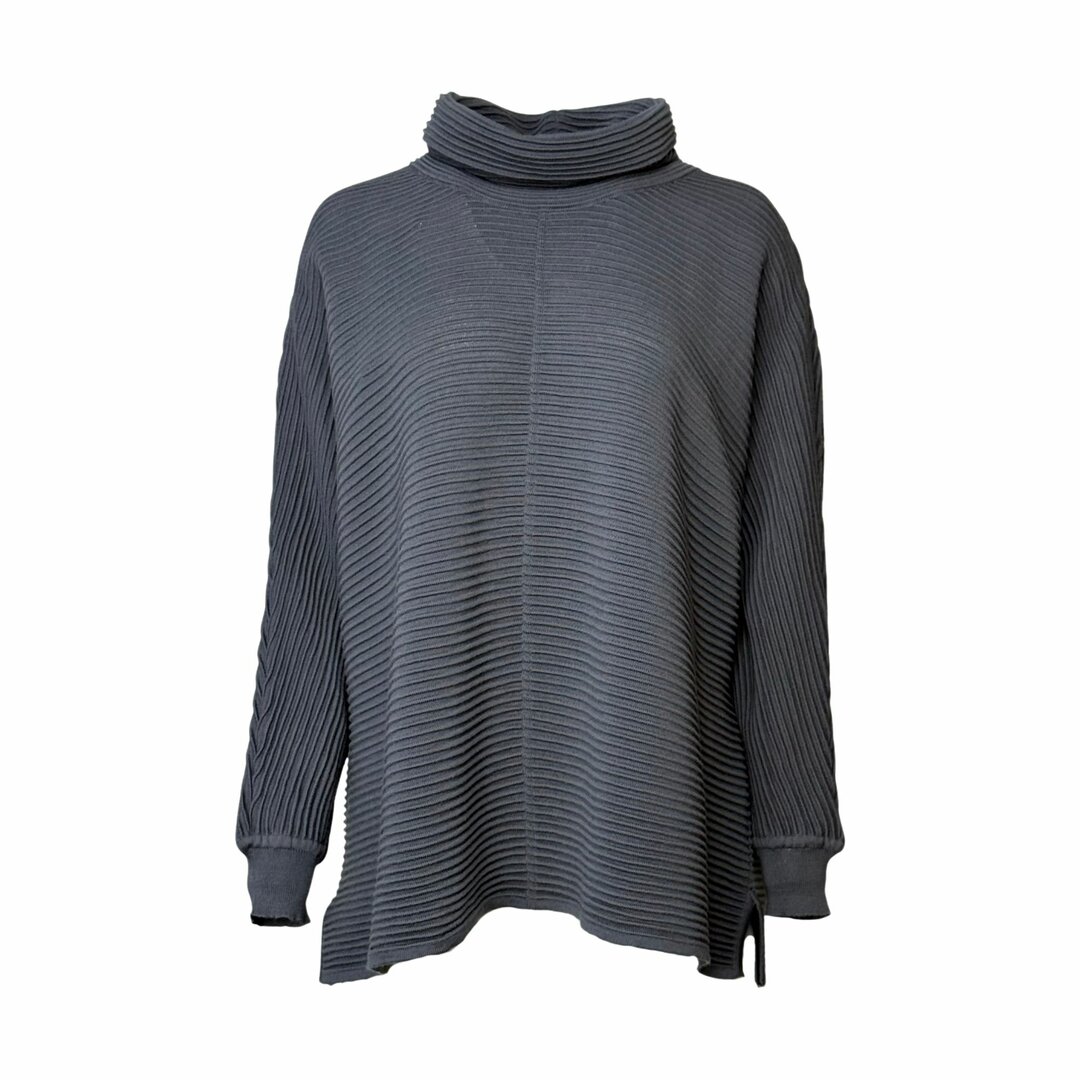 Trine Kryger Simonsen Pullover Felix Stahl grau