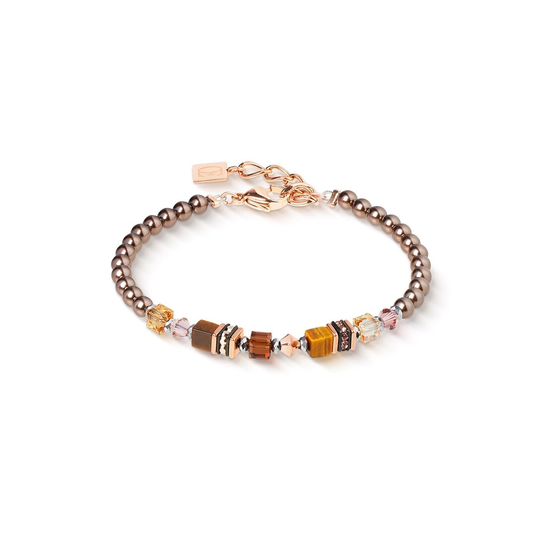 Coeur de Lion Armband 2103/ /1100 Earth Glow rose gold-brown