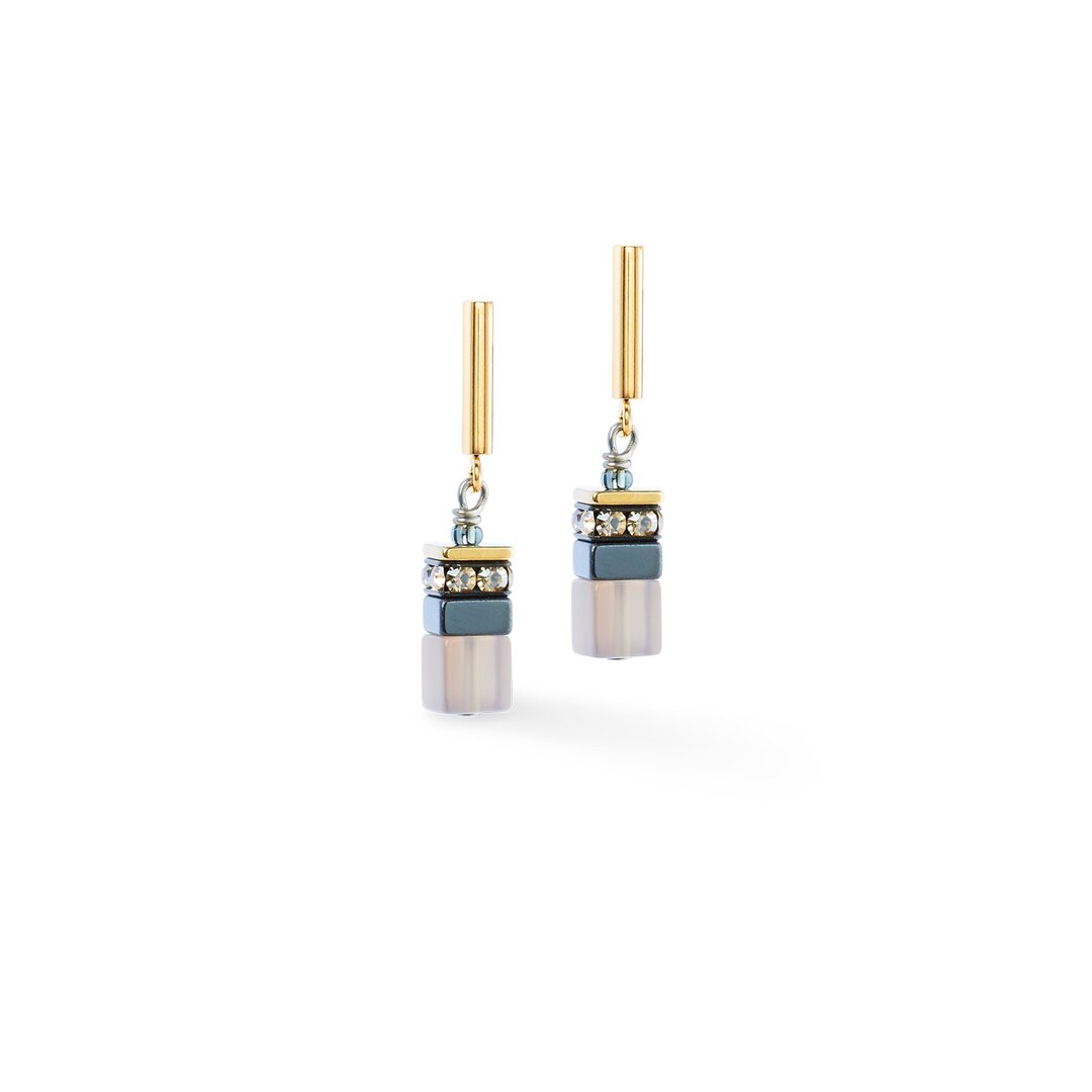 Coeur de Lion oorbellen 3017/ /1211 Stone Whisper gold