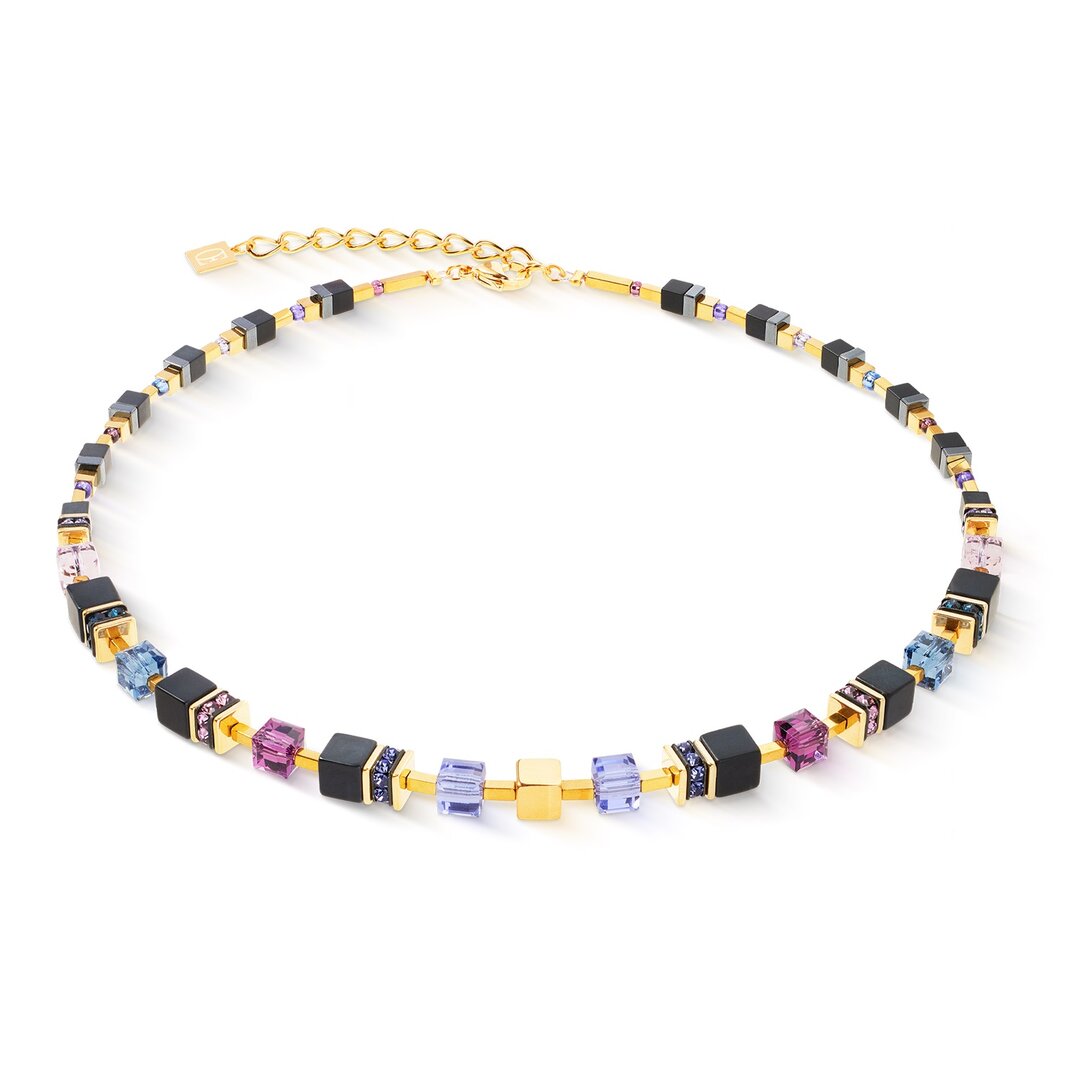 Coeur de Lion Ketting 3043/ /1308 Blue Moon gold